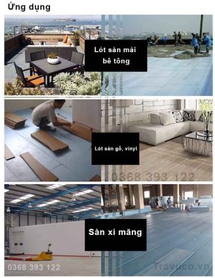 ứng dụng Xốp XPS dày 50mm có tỉ trọng nhẹ, cứng và chịu lực cao