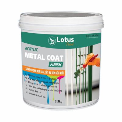 Sơn phủ màu hoàn thiện kim loại Lotus Metal Finish 